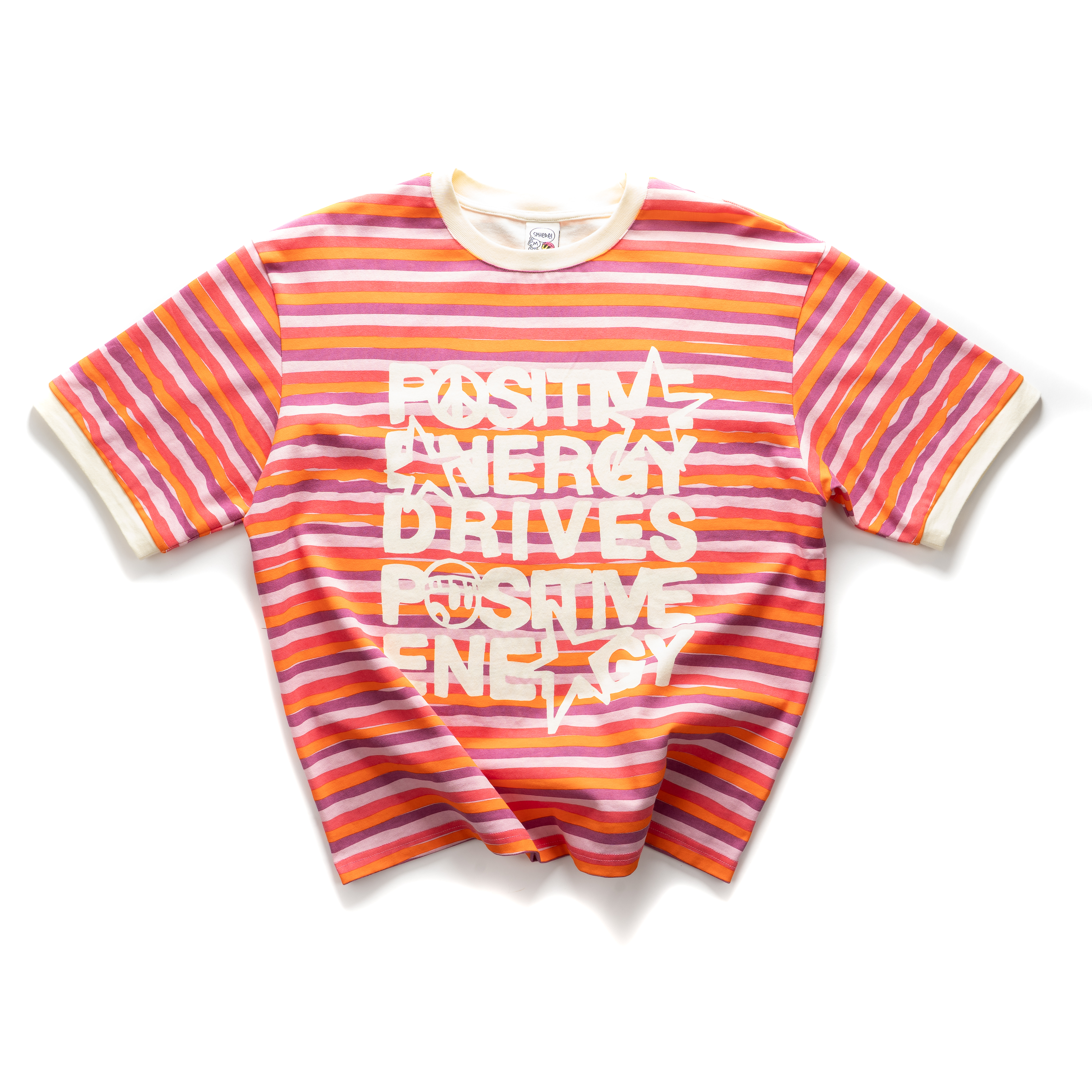 Positive energy stripped tee