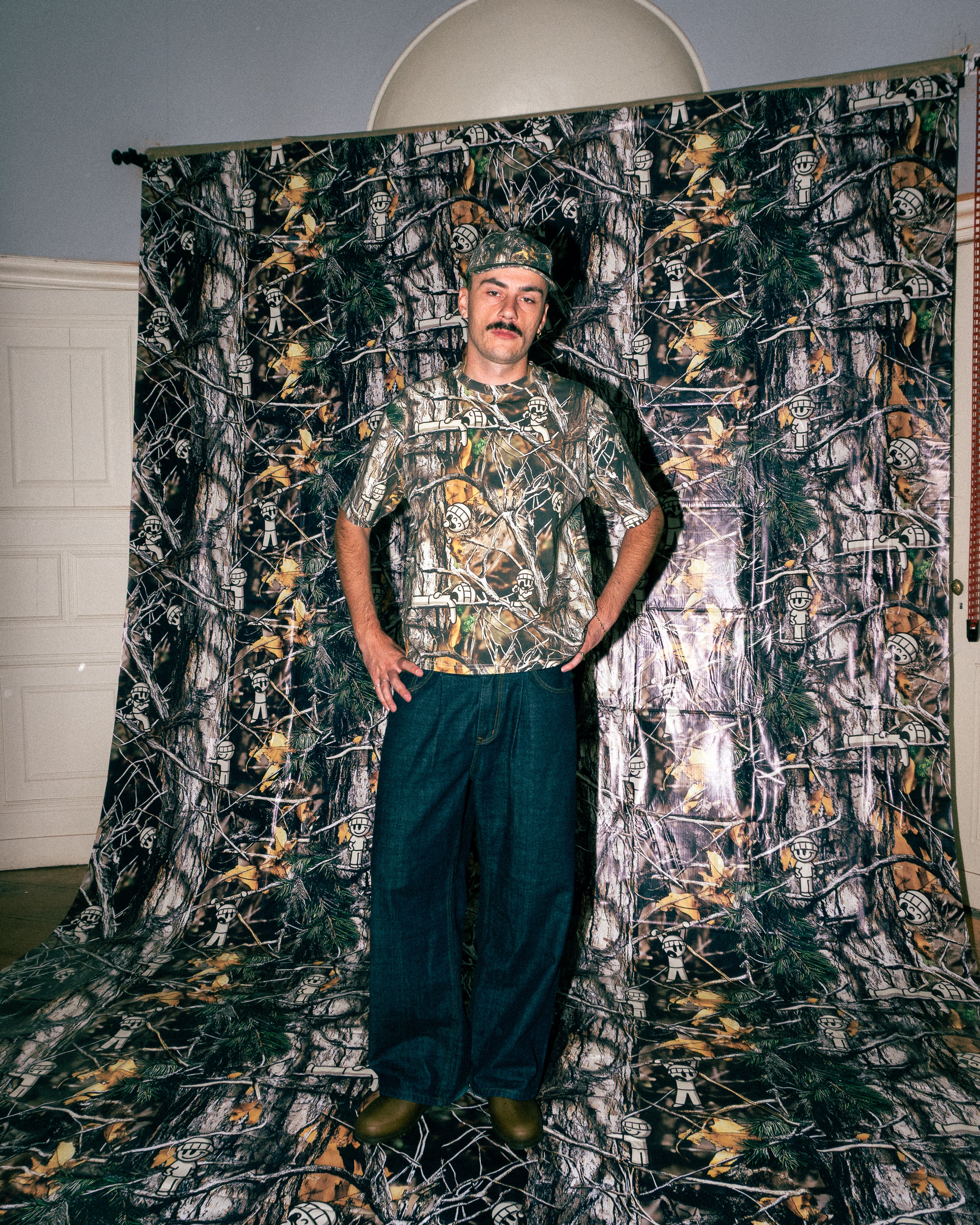 T-shirt Triple Sphere camouflage - Style streetwear urbain - Coton premium Supraw