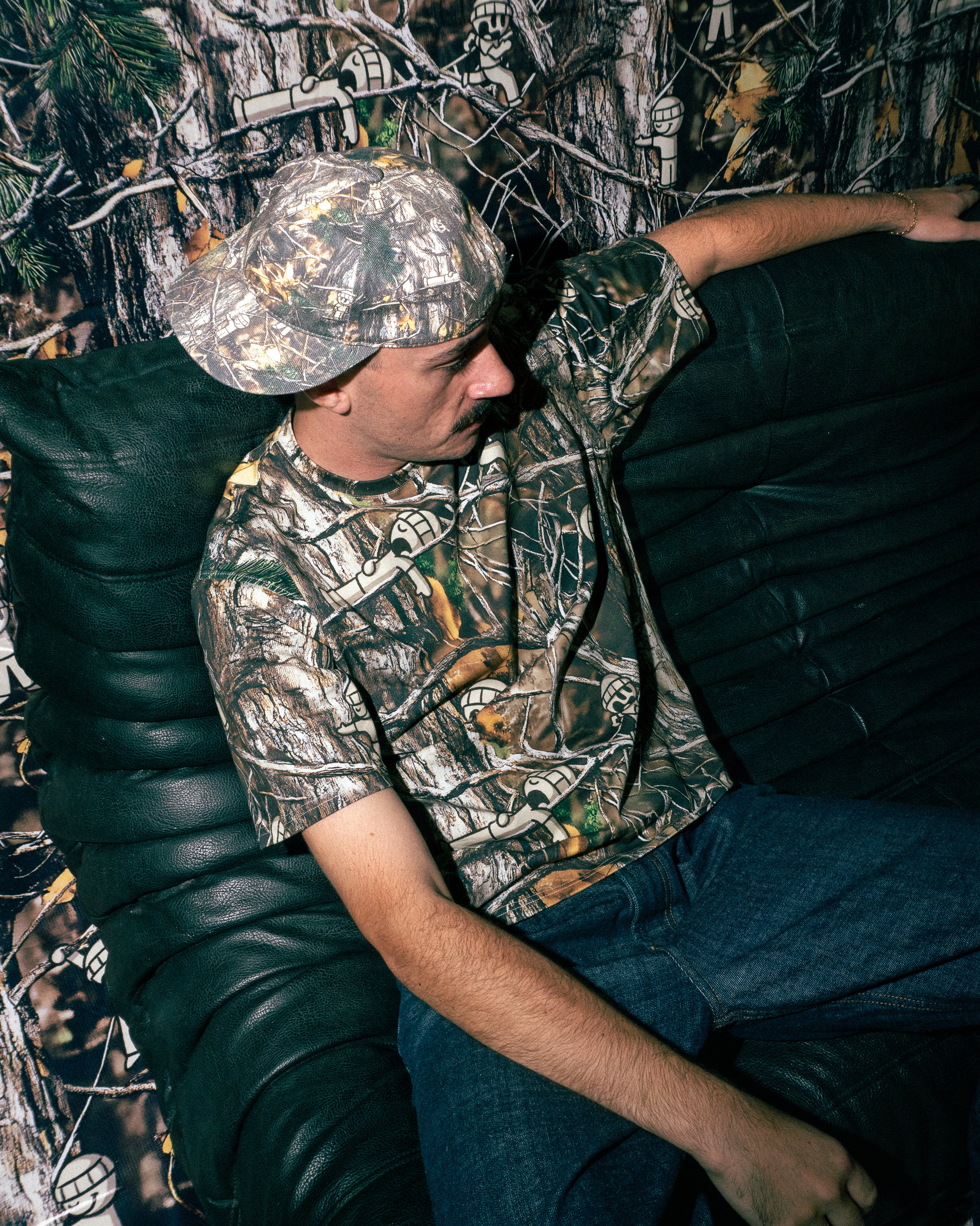 Cap Forest Camo Supraw - Casquette streetwear française imprimé exclusif - Twill coton 100%