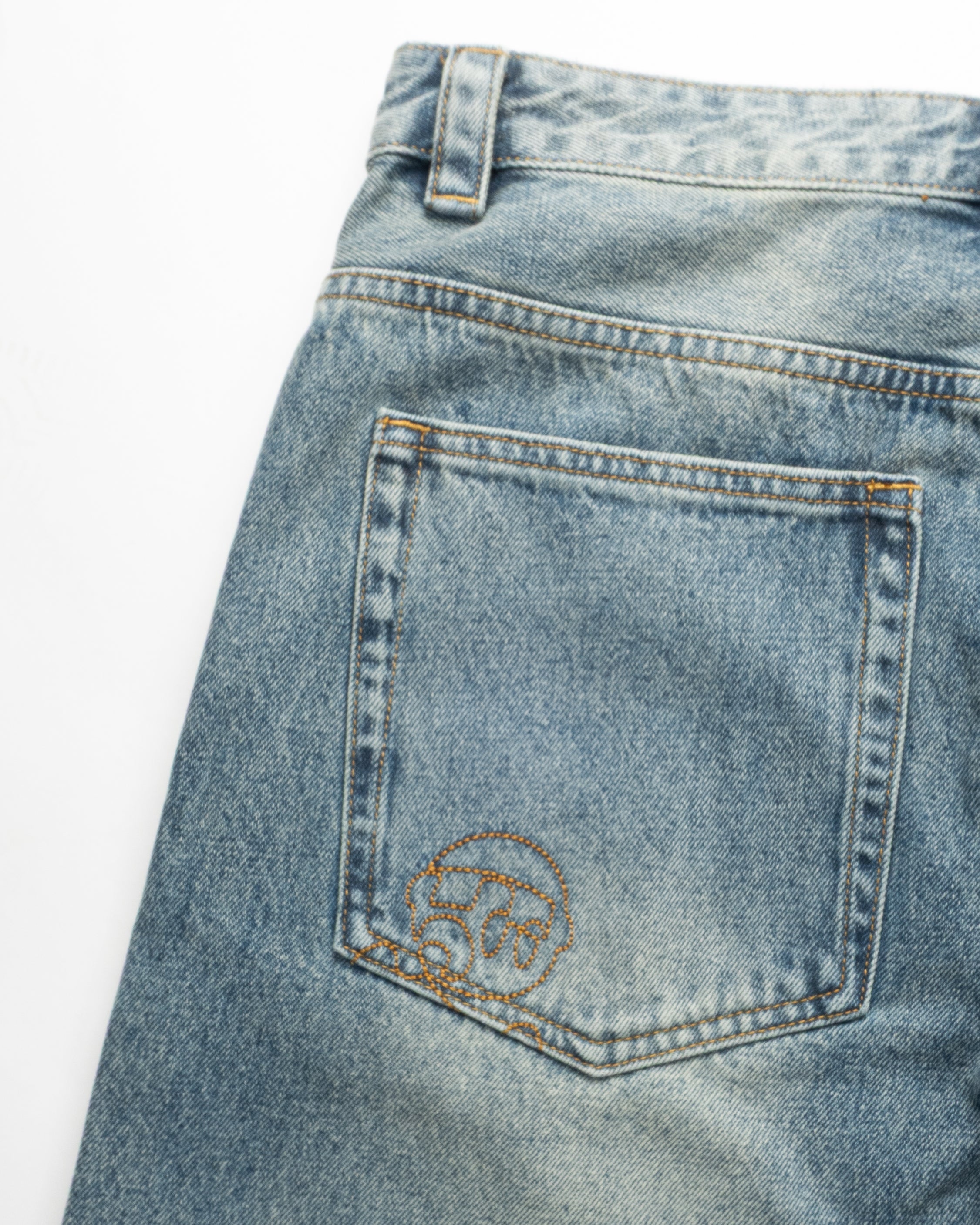 Light Blue Washed Denim Pant (PRÉCOMMANDES)