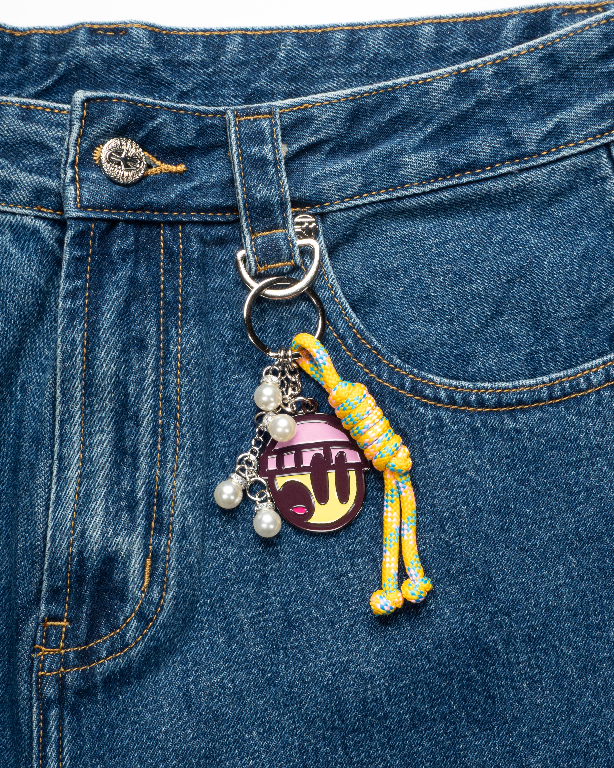 Blue Washed Denim Pant