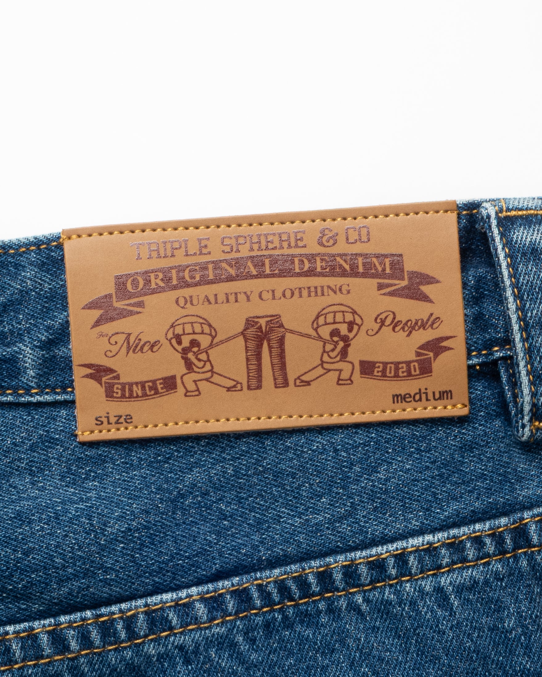 Blue Washed Denim Pant