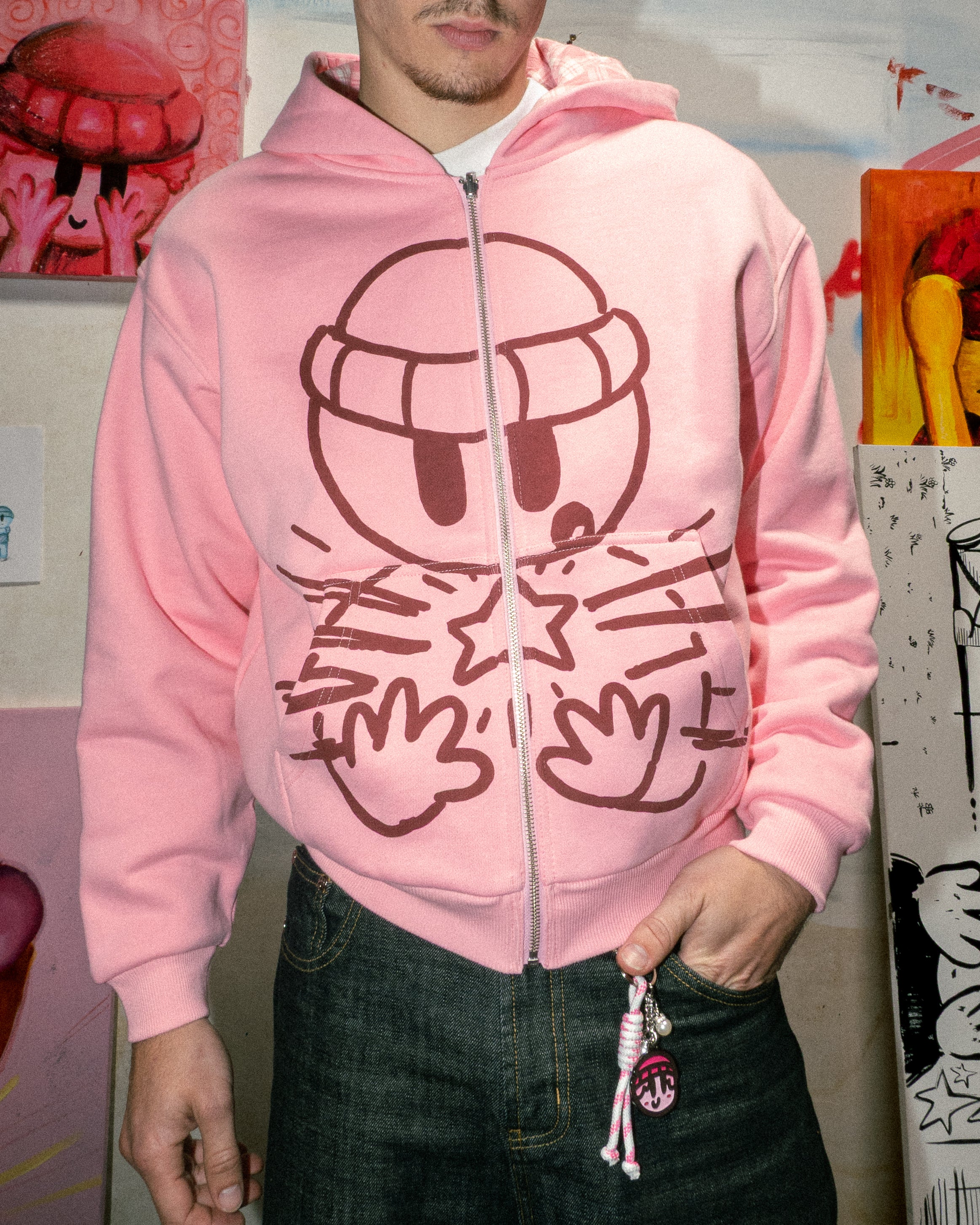 Pink Reversible Zip (PRÉCOMMANDES)