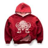 Le Bouquet Red Hoodie