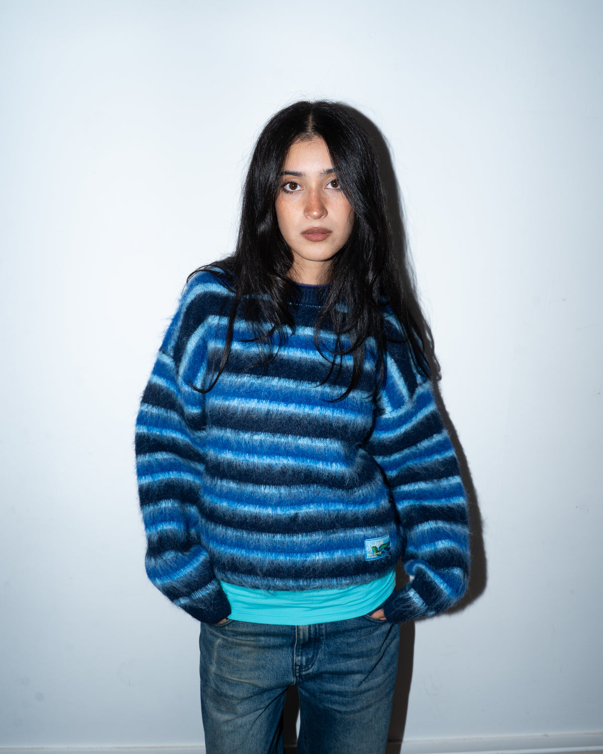 Blueberry Fruit Mohair Sweater