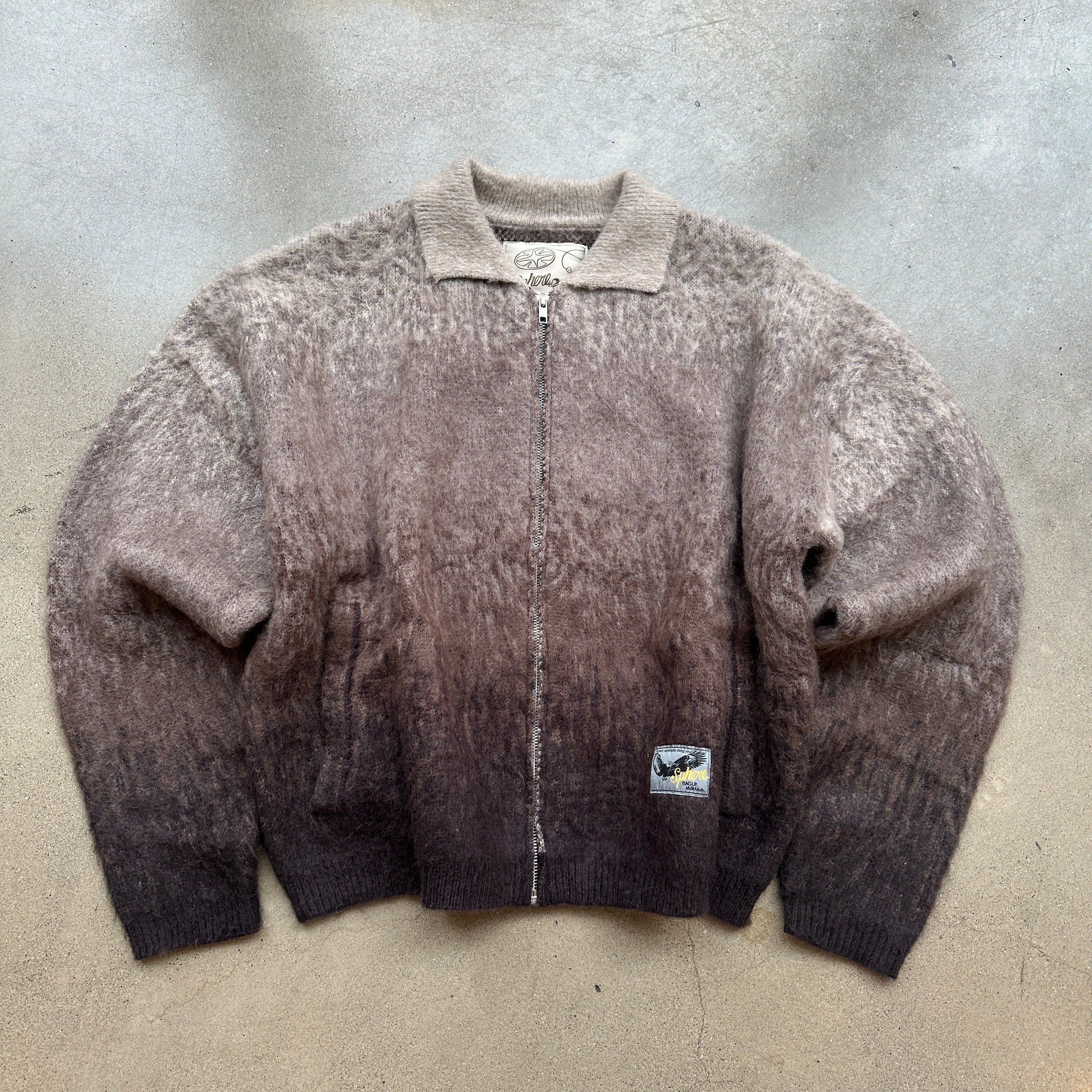 Raspberry Mohair Work Jacket