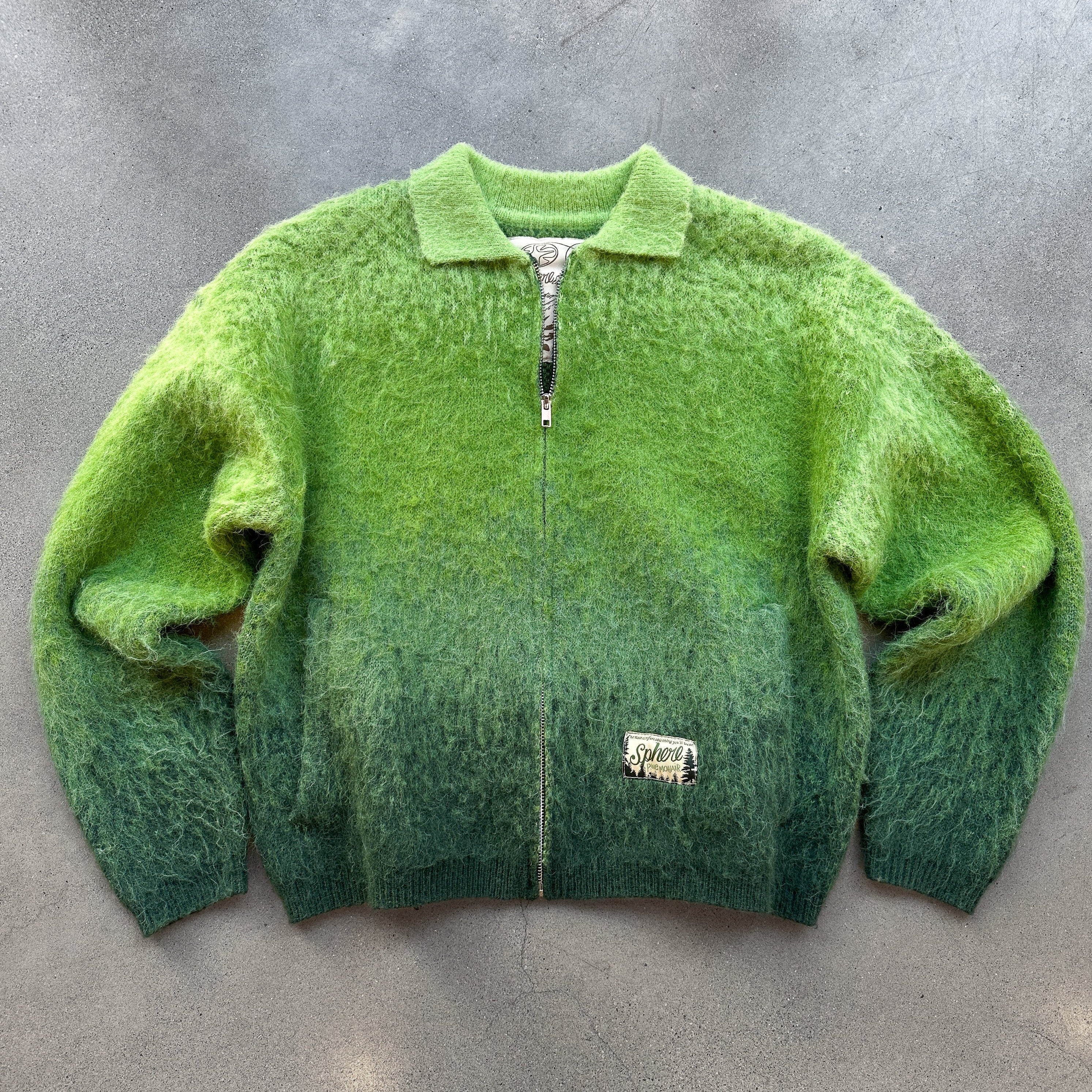 Raspberry Mohair Work Jacket