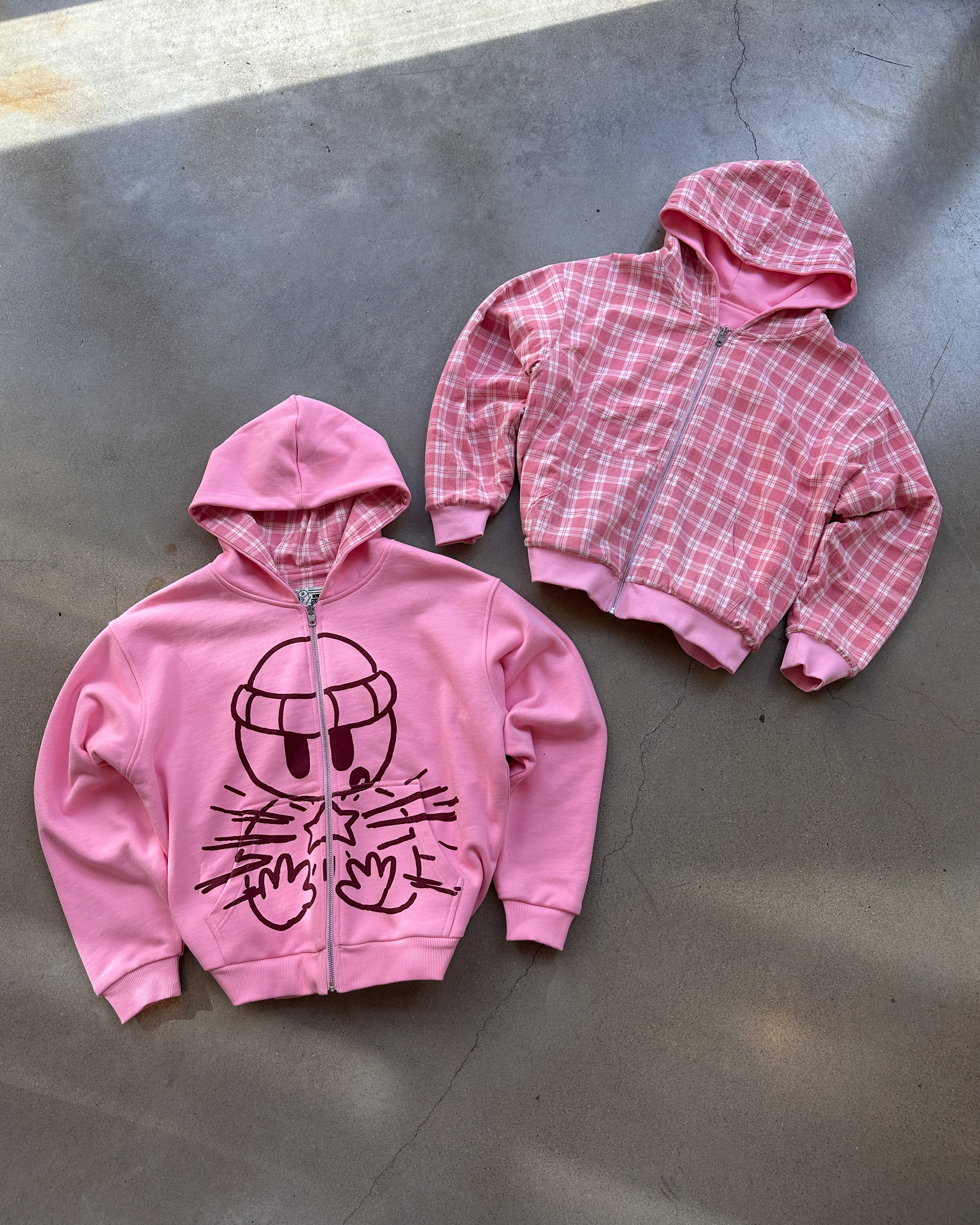 Pink Reversible Zip (PRÉCOMMANDES)