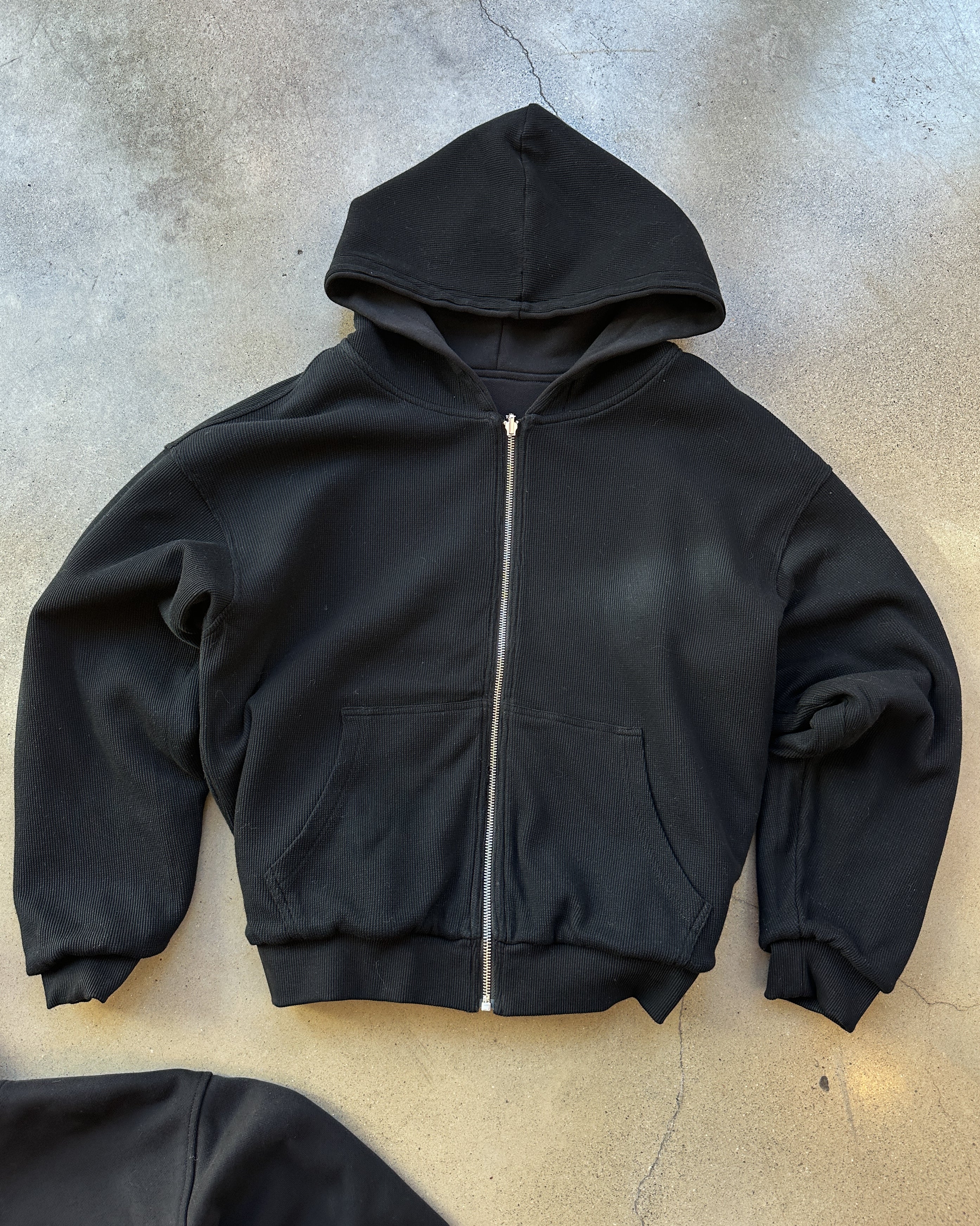 Black Reversible Thermal Zip