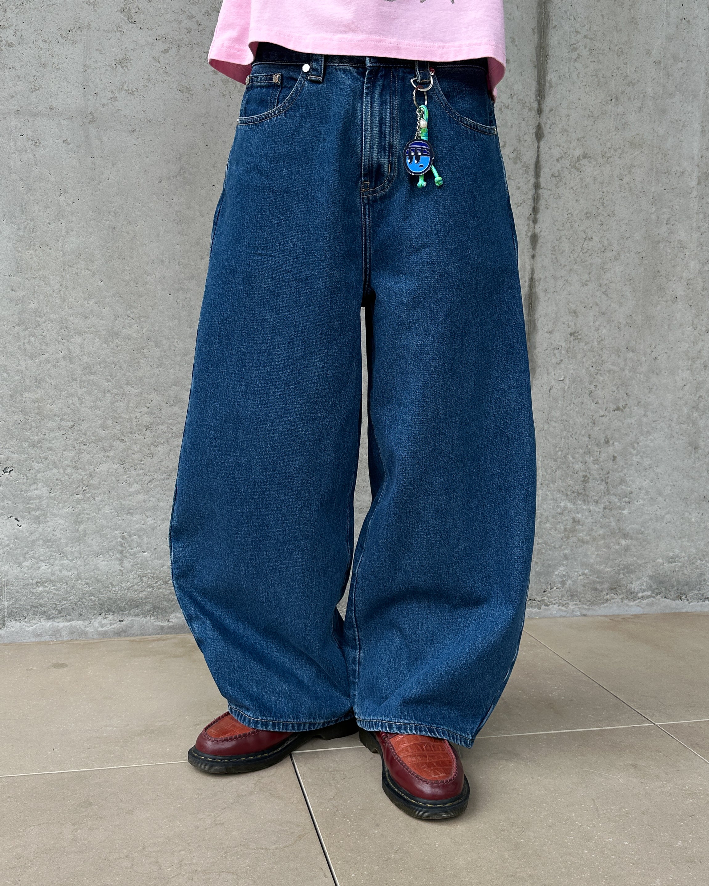 Blue Washed Denim Pant