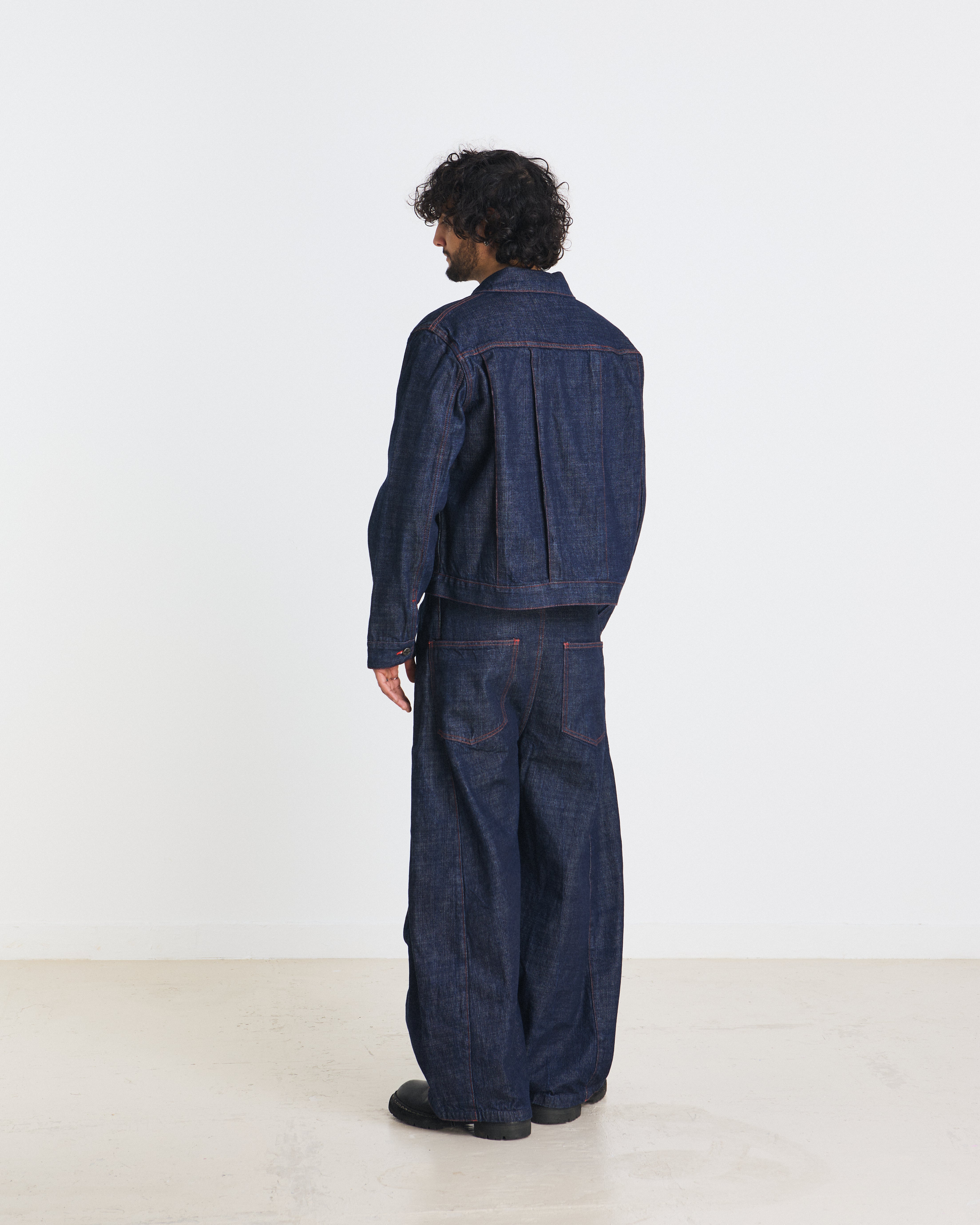 FOLDED DENIM PANT