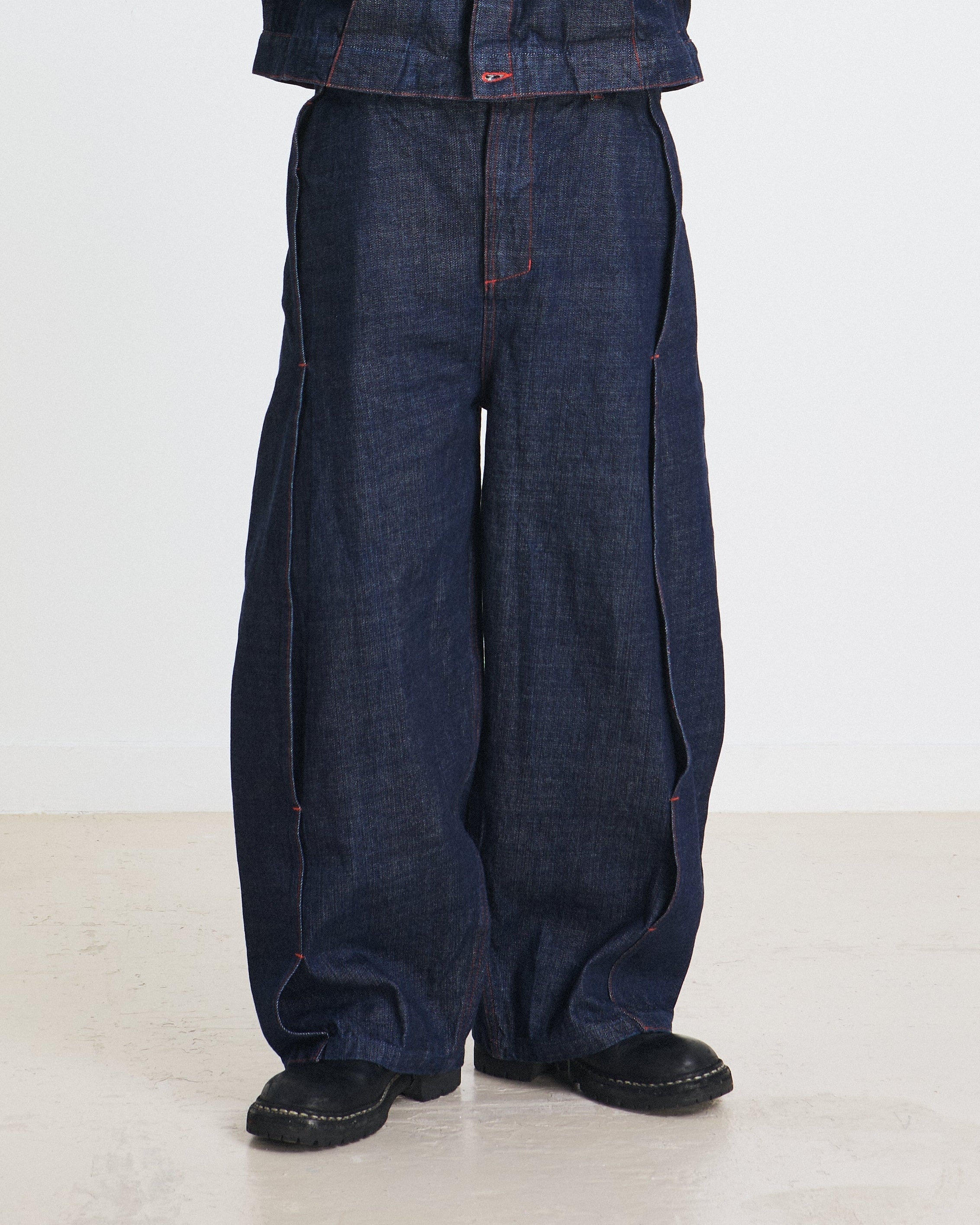 FOLDED DENIM PANT