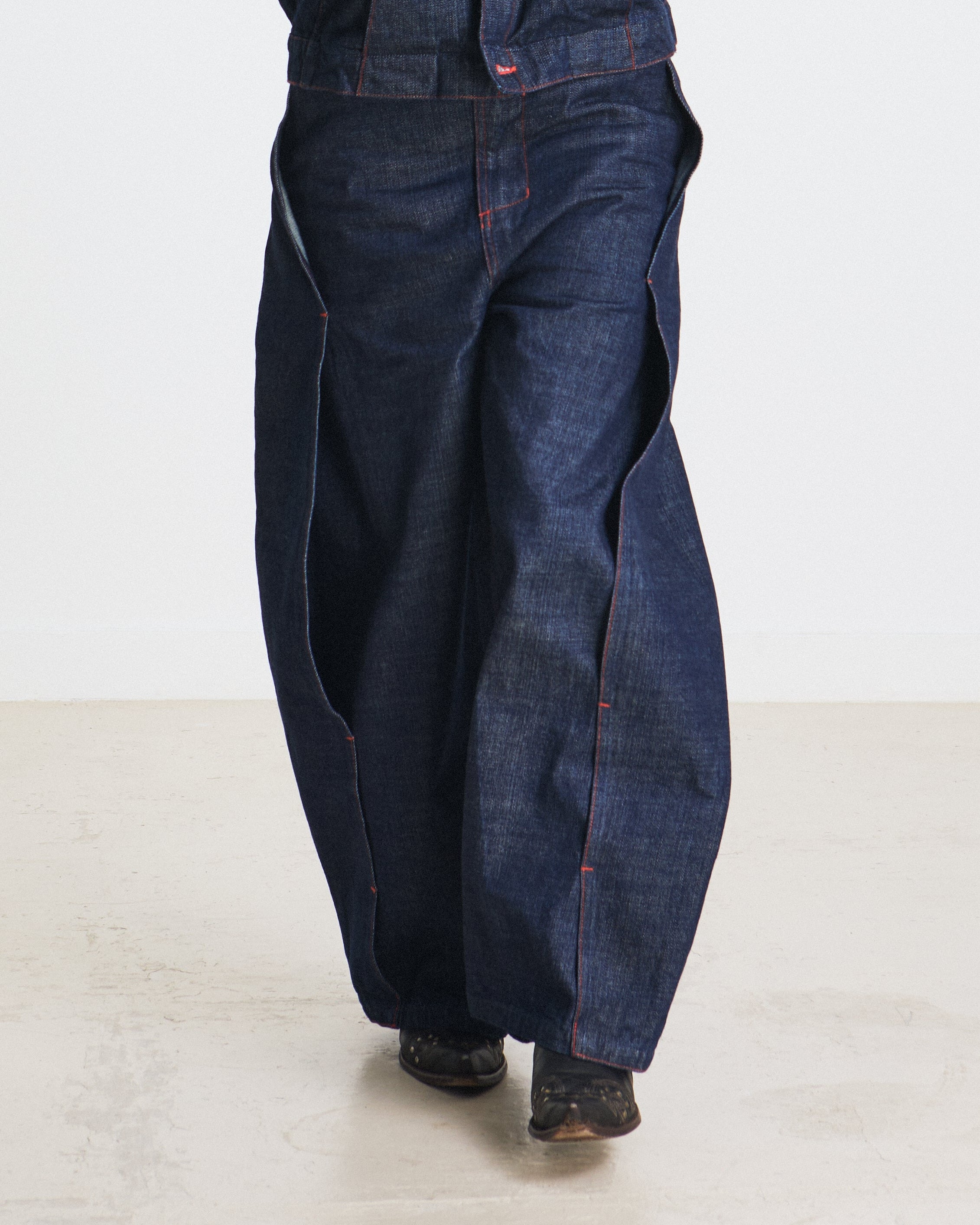 FOLDED DENIM PANT
