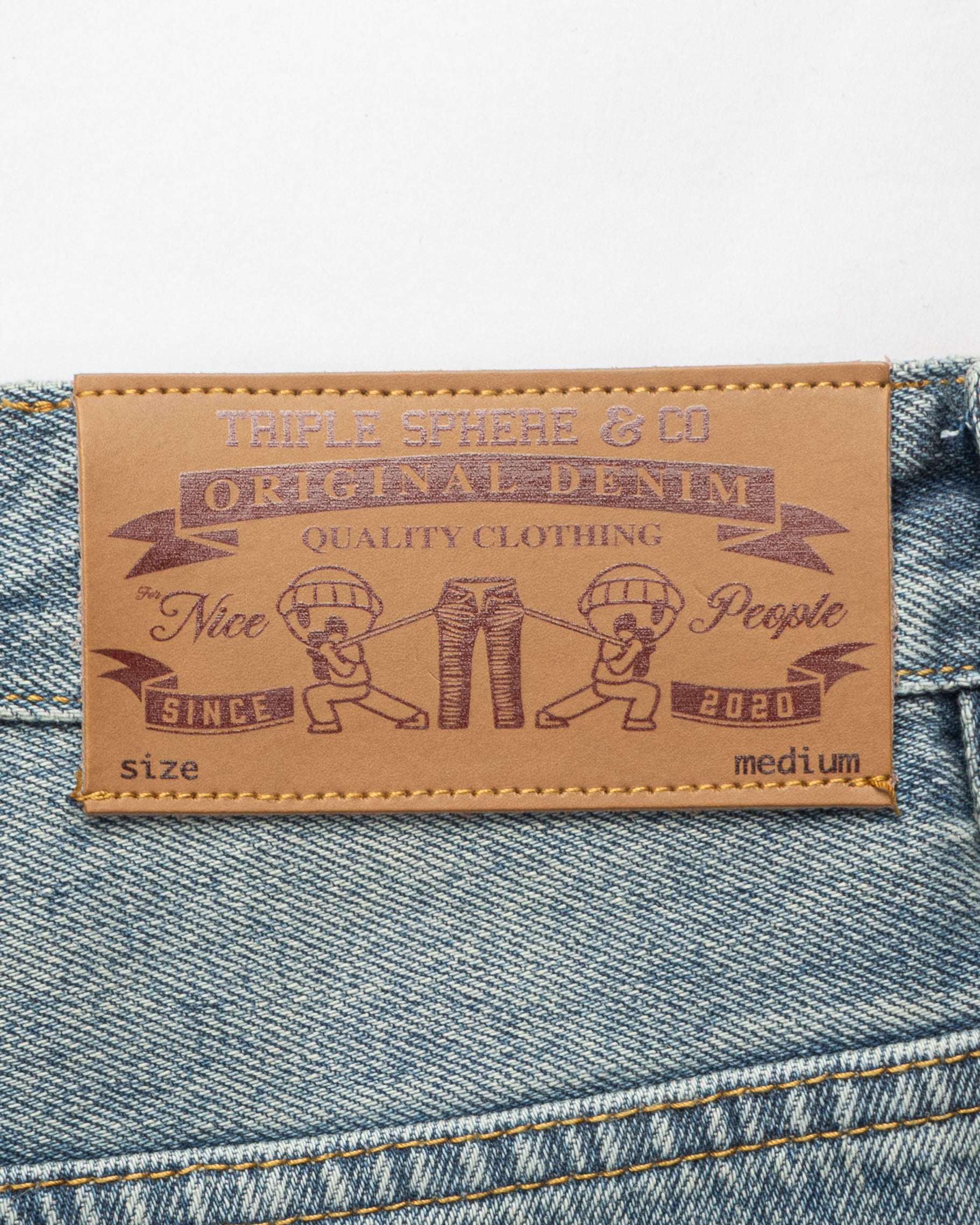 Light Blue Washed Denim Pant (PRÉCOMMANDES)