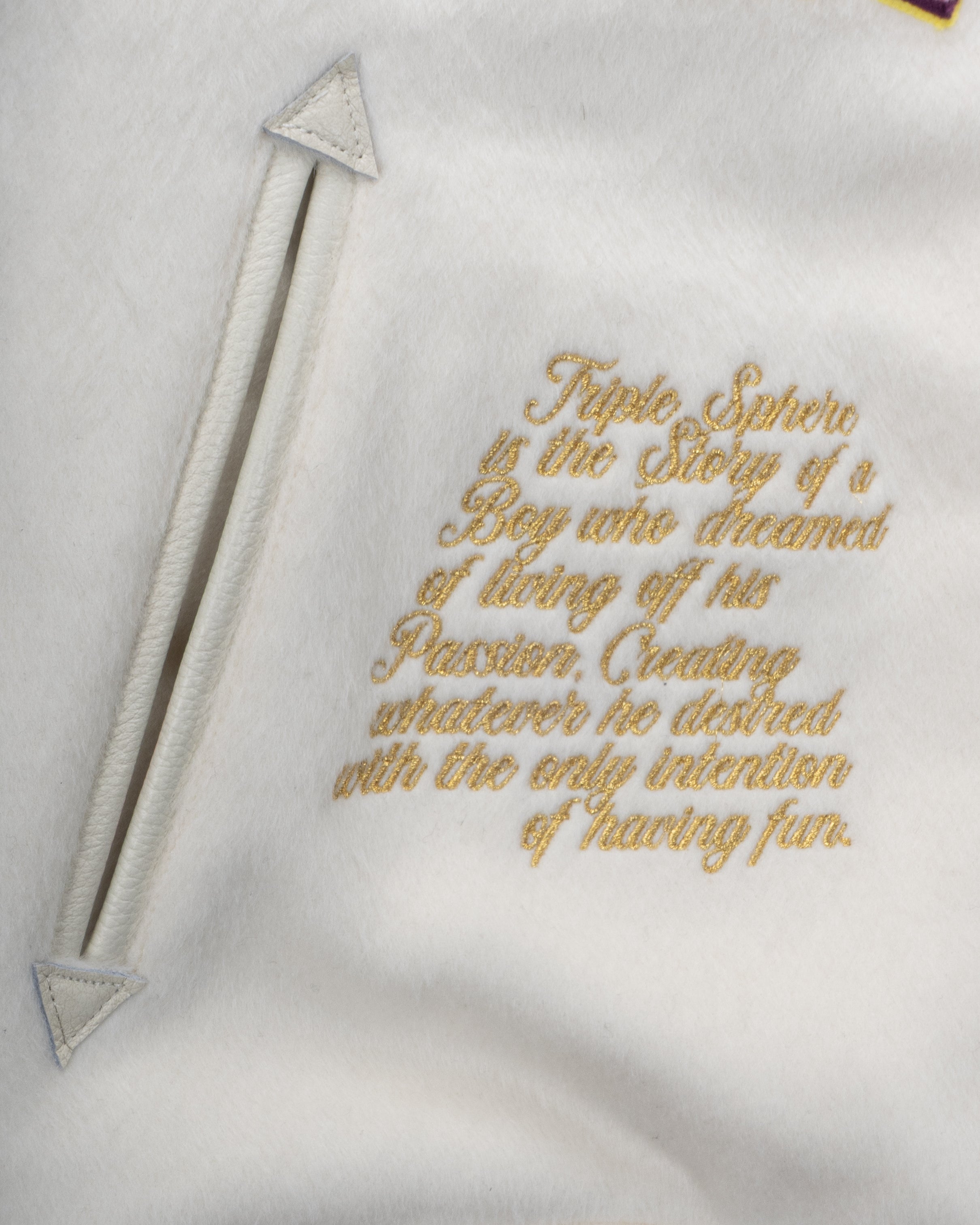 Pink Leather Varsity Jacket