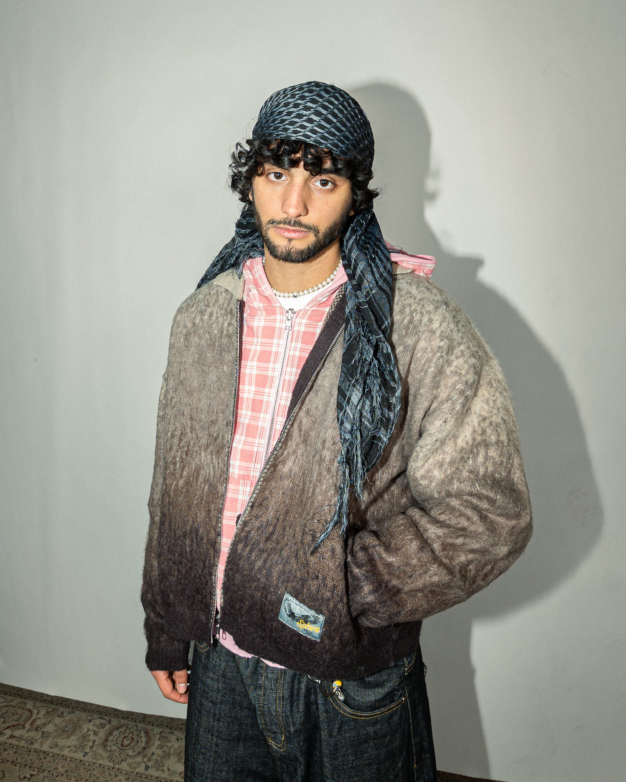 Raspberry Mohair Work Jacket