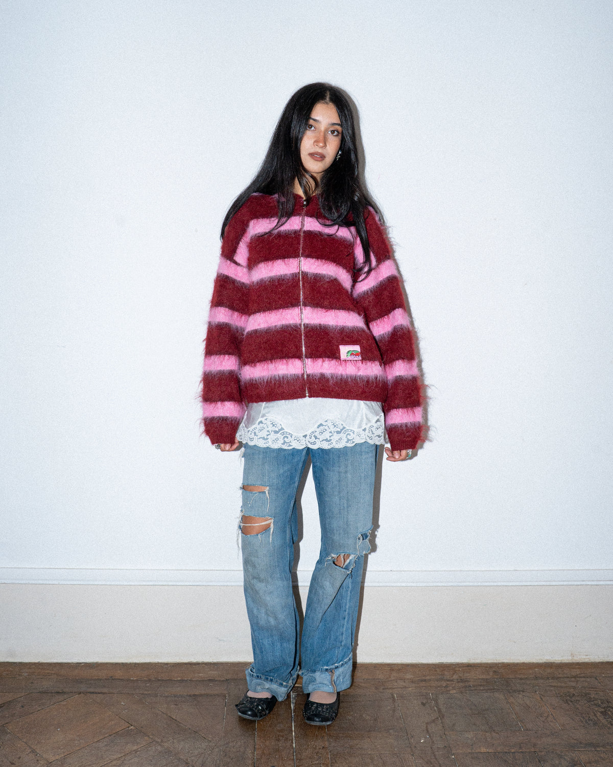 Cherry Fruit Mohair Jacket
