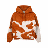 Cow MoOoOhair Hooded Jacket