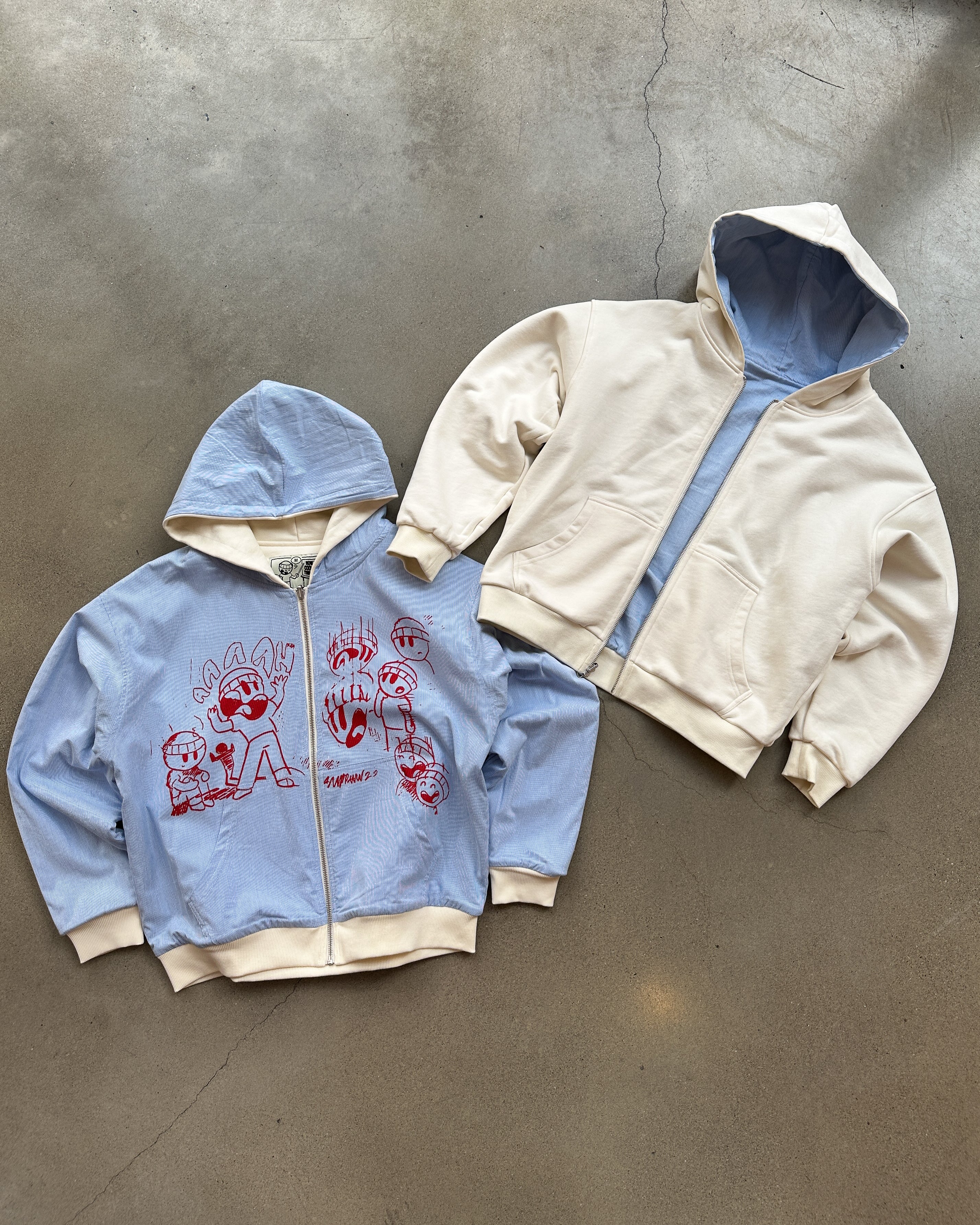 Stripped Reversible Zip (PRÉCOMMANDES)