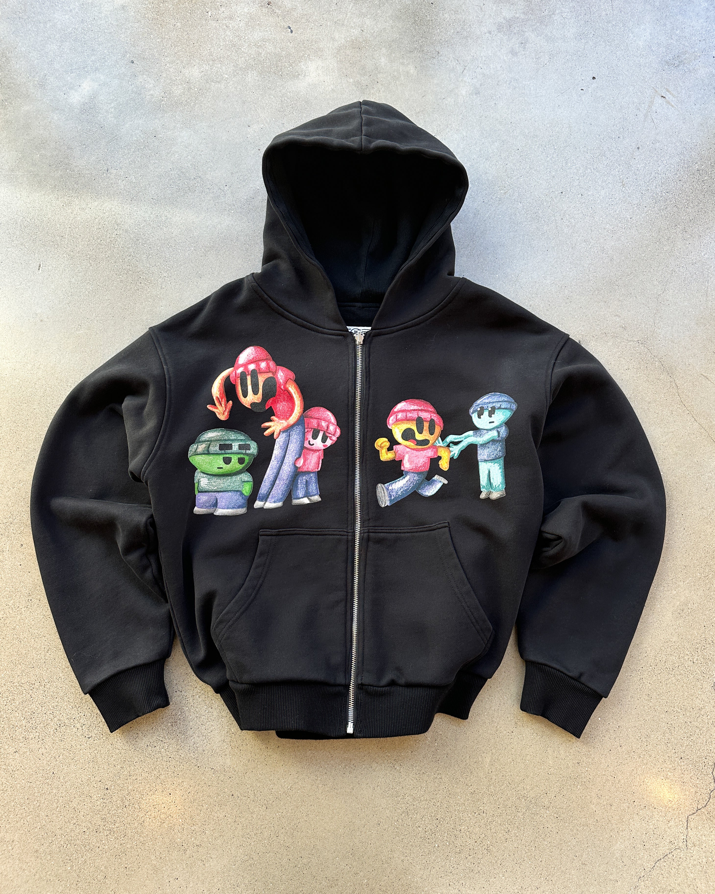 Black Reversible Thermal Zip