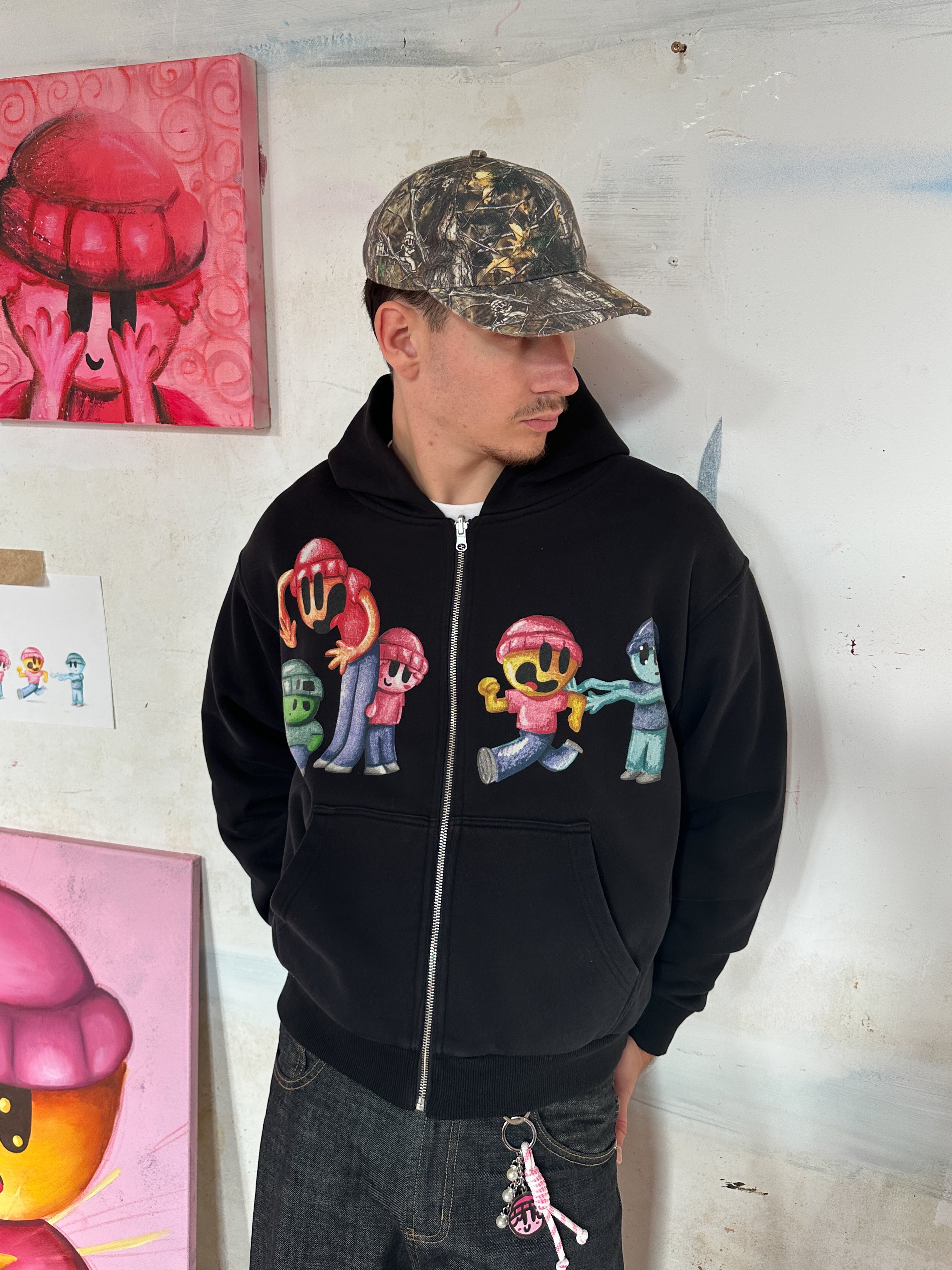 Black Reversible Thermal Zip