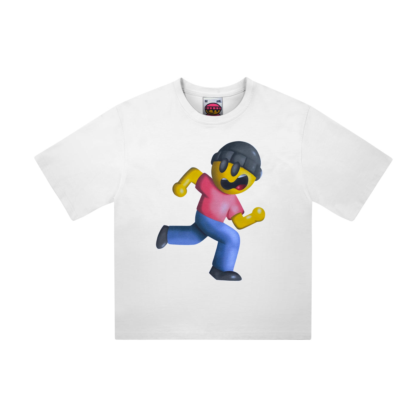 Running wil white tee