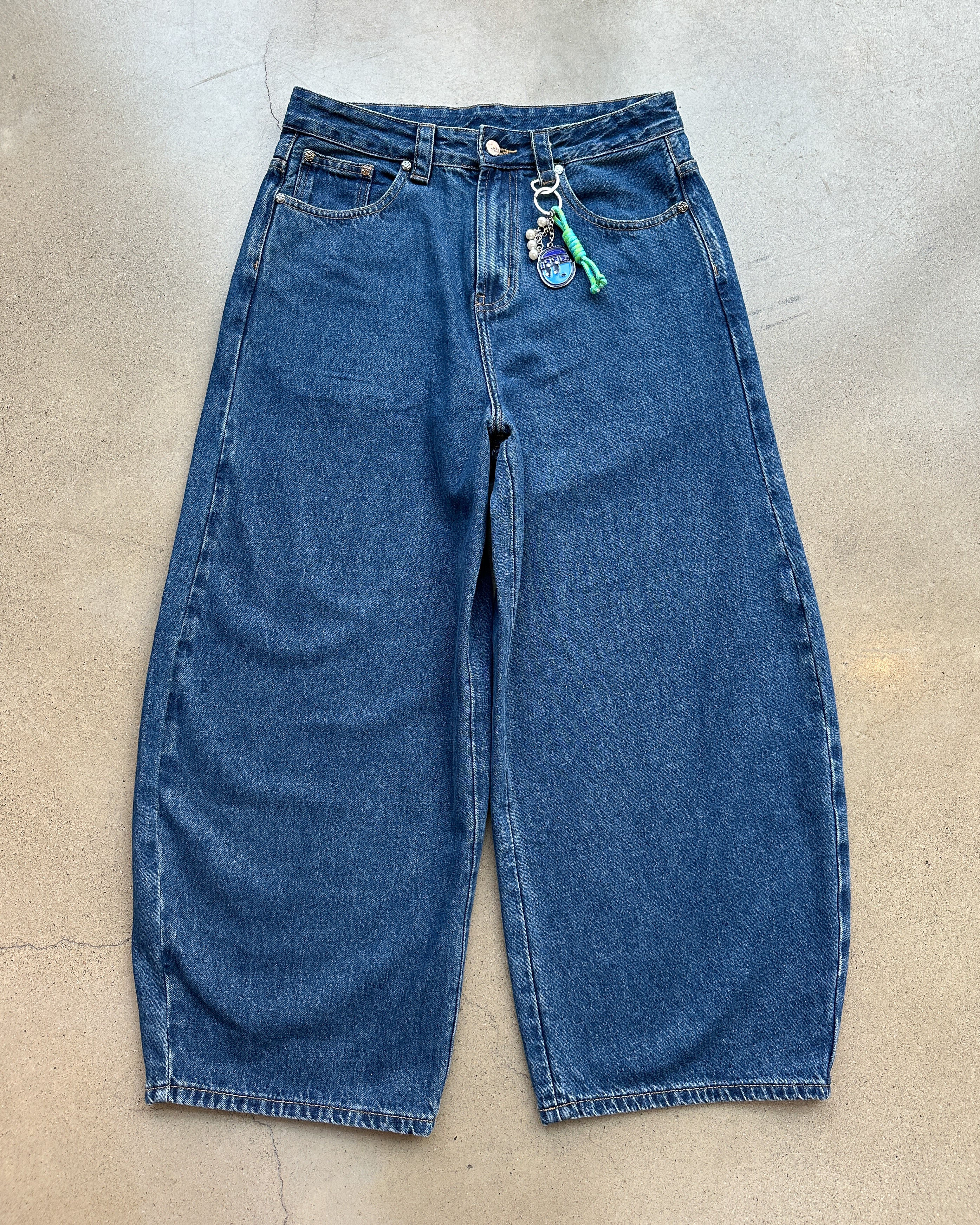 Blue Washed Denim Pant