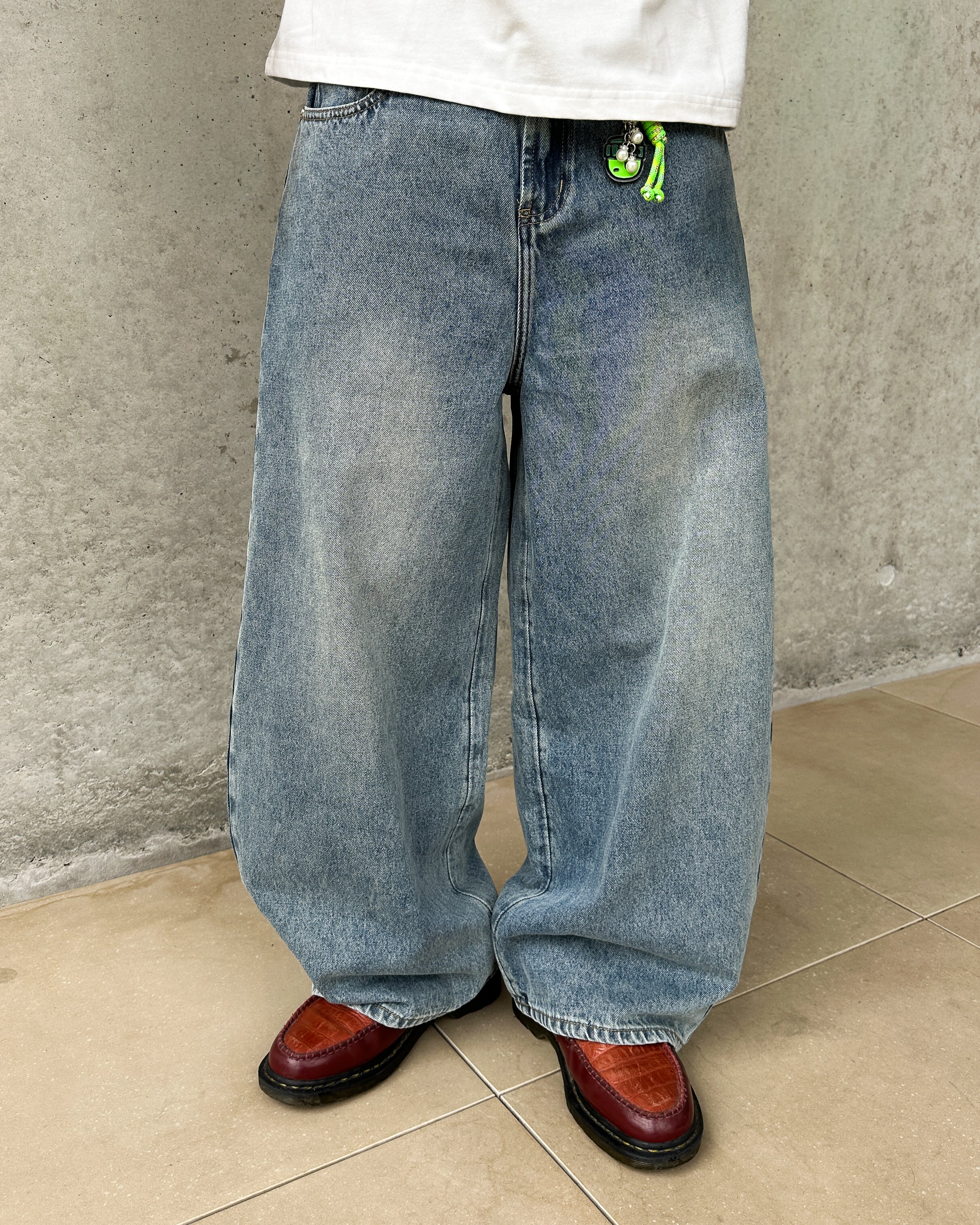 Light Blue Washed Denim Pant (PRÉCOMMANDES)