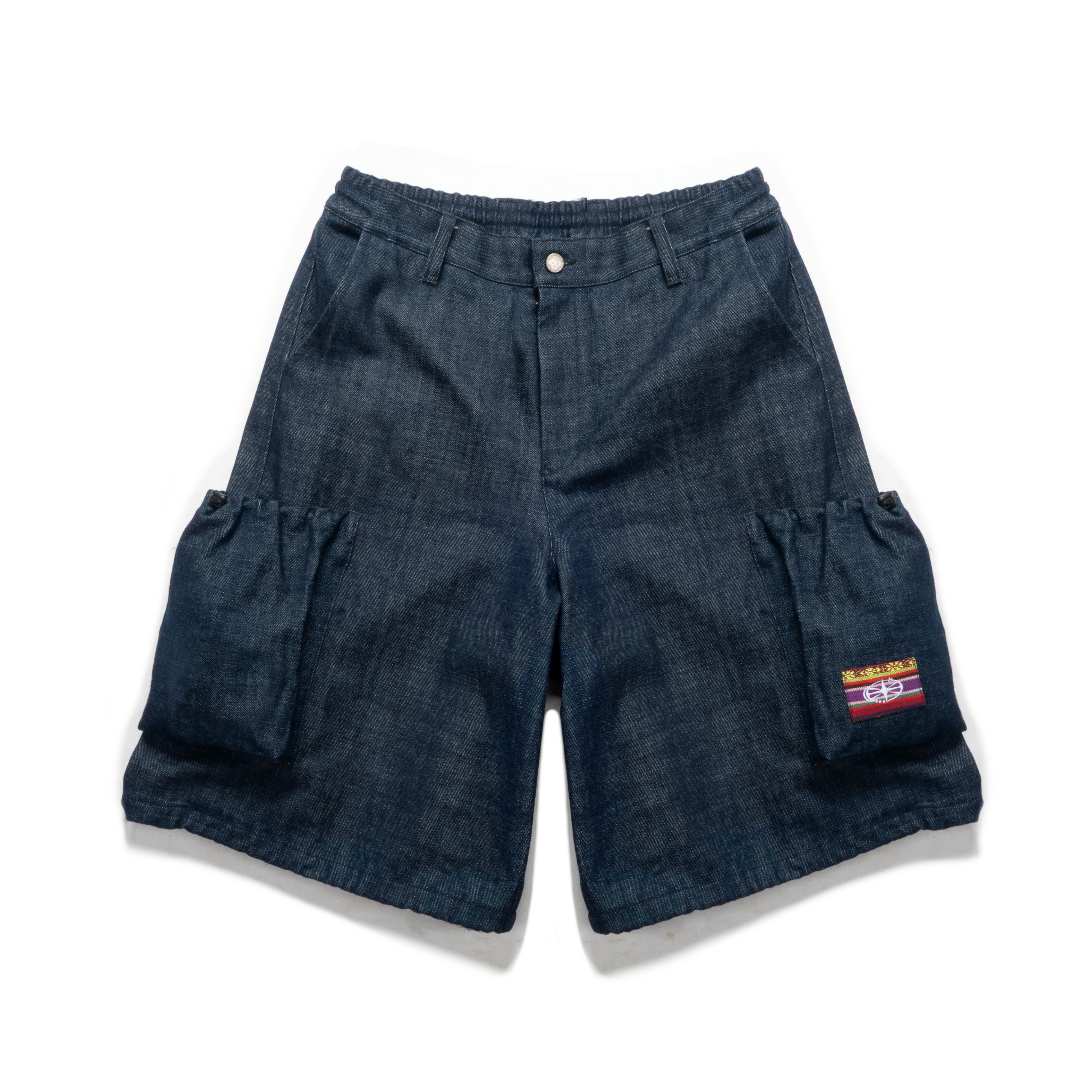 3D Pocket Denim Short