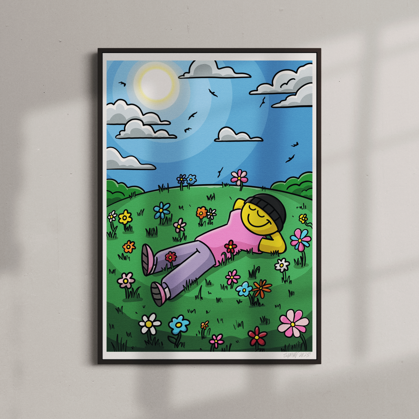 La sieste au soleil - 2023 Limited Art print serie